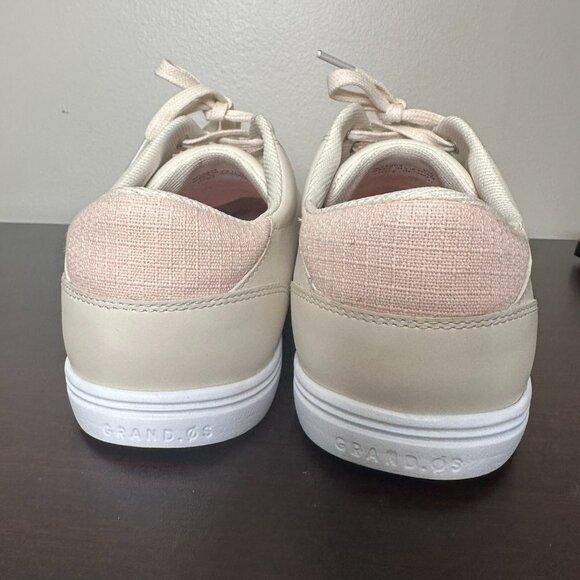 Cole Haan Grandpro Tennis Sneakers Women's Size 10 Lightweight Cream laceup - Picture 3 of 12